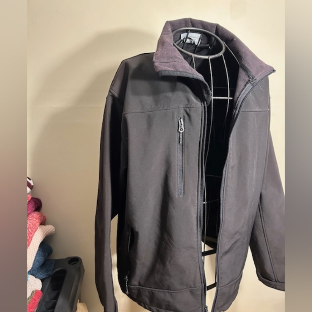 Coat size large black womens  jacket fall spring autumn
